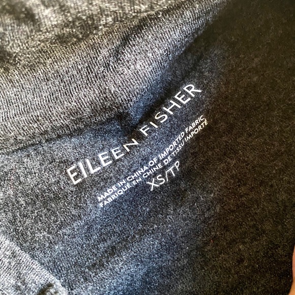 Eileen Fisher Stretchy Grey Turtleneck Tank - Picture 4 of 8